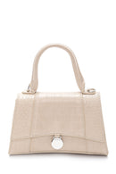 Women's Crocodile Patterned Shoulder Bag | Derimod Women's Crocodile Patterned Shoulder Bag | Derimod