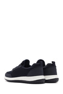 Derimod Zero Men's Navy Blue Lace-Up Thick Sole Fabric Sneaker | Derimod Derimod Zero Men's Navy Blue Lace-Up Thick Sole Fabric Sneaker | Derimod