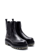 Women's Leather Thick Soled Chelsea Boots | Derimod Women's Leather Thick Soled Chelsea Boots | Derimod