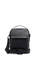 D-Pack Men's Black Crossbody Bag | Derimod D-Pack Men's Black Crossbody Bag | Derimod