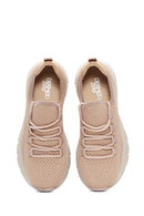 Kadın Pudra Kumaş Sneaker | Derimod Kadın Pudra Kumaş Sneaker | Derimod