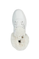 Geox Kadın Beyaz Dalyla Abx Bağcıklı Waterproof Deri Bilekli Bot | Derimod Geox Kadın Beyaz Dalyla Abx Bağcıklı Waterproof Deri Bilekli Bot | Derimod