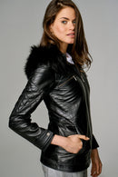 Dorothy Kadın Deri Ceket | Derimod Dorothy Kadın Deri Ceket | Derimod