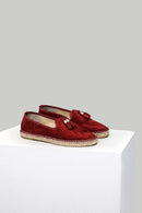 Püskül Detaylı Kadın Deri Espadril | Derimod Püskül Detaylı Kadın Deri Espadril | Derimod