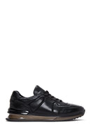 Erkek Siyah Deri Sneaker | Derimod Erkek Siyah Deri Sneaker | Derimod
