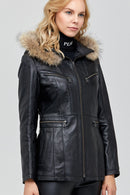 Haiti Kadın Deri Ceket | Derimod Haiti Kadın Deri Ceket | Derimod