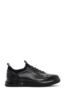 Men's Black Leather Sneaker | Derimod Men's Black Leather Sneaker | Derimod