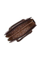 Woman Brown Long-Strap Classic Shoulder Bag | Derimod Woman Brown Long-Strap Classic Shoulder Bag | Derimod