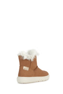 Geox Girls Tan Theleven Suede Leather Outdoor Boots | Derimod Geox Girls Tan Theleven Suede Leather Outdoor Boots | Derimod