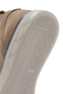 Men's Mink Thick Sole Lace Up Fabric Sneaker | Derimod Men's Mink Thick Sole Lace Up Fabric Sneaker | Derimod