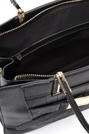 Kadın Siyah Uzun Askılı Klasik Kol Çantası | Derimod Kadın Siyah Uzun Askılı Klasik Kol Çantası | Derimod