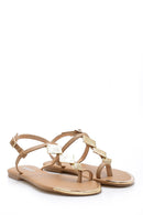 Women's Metal Detailed Sandals | Derimod Women's Metal Detailed Sandals | Derimod