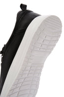 Men's Black Lace-up Leather Sneaker | Derimod Men's Black Lace-up Leather Sneaker | Derimod