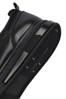 Male Black Lace-Up Leather Sneaker | Derimod Male Black Lace-Up Leather Sneaker | Derimod