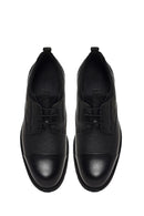 Men's Black Lace-Up Leather Casual Shoes | Derimod Men's Black Lace-Up Leather Casual Shoes | Derimod