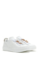 Women's Leather Buckle Detailed Sneaker | Derimod Women's Leather Buckle Detailed Sneaker | Derimod