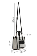Women's Black Long Strap Fabric Handbag | Derimod Women's Black Long Strap Fabric Handbag | Derimod