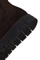 Male Brown Thick-Soled Suede Casual Chelsea Boots | Derimod Male Brown Thick-Soled Suede Casual Chelsea Boots | Derimod