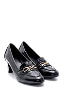 Women's Patent Leather Thick Heeled Shoes | Derimod Women's Patent Leather Thick Heeled Shoes | Derimod