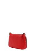 Women's Red Long Strap Leather Shoulder Bag | Derimod Women's Red Long Strap Leather Shoulder Bag | Derimod