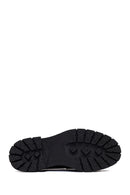Kadın Siyah Kalın Tabanlı Deri Maskülen Loafer | Derimod Kadın Siyah Kalın Tabanlı Deri Maskülen Loafer | Derimod