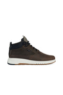 Geox Men's Brown Aerantis Lace-Up Nubuck Leather Boots | Derimod Geox Men's Brown Aerantis Lace-Up Nubuck Leather Boots | Derimod
