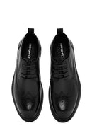 Derimod Fly Male Black Lace-Up Leather Casual Shoes | Derimod Derimod Fly Male Black Lace-Up Leather Casual Shoes | Derimod