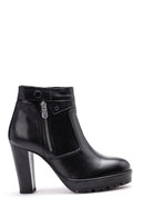 Women's Zippered Heeled Boots | Derimod Women's Zippered Heeled Boots | Derimod
