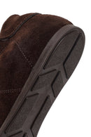 Women's Brown Lace-up Suede Leather Sneaker | Derimod Women's Brown Lace-up Suede Leather Sneaker | Derimod