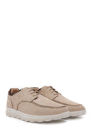Men's Mink Nubuck Leather Casual Shoes | Derimod Men's Mink Nubuck Leather Casual Shoes | Derimod