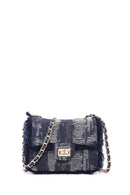 Women's Blue Long Strap Shoulder Bag | Derimod Women's Blue Long Strap Shoulder Bag | Derimod
