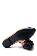 Women's Leather Flower Detailed Ballerinas | Derimod Women's Leather Flower Detailed Ballerinas | Derimod