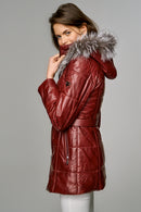 St Moritz Kadın Deri Ceket | Derimod St Moritz Kadın Deri Ceket | Derimod