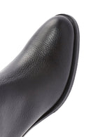 Women's Black Thick Heel Leather Boots | Derimod Women's Black Thick Heel Leather Boots | Derimod