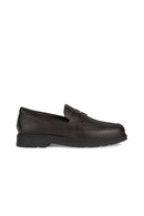 Geox Men's Brown Spherica EC1 Leather Masculine Loafer | Derimod Geox Men's Brown Spherica EC1 Leather Masculine Loafer | Derimod