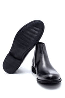 Men's Leather Back Zippered Classic Boots | Derimod Men's Leather Back Zippered Classic Boots | Derimod