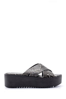 Women's High Soled Slippers | Derimod Women's High Soled Slippers | Derimod