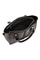 Kadın Siyah Uzun Askılı Kol Çantası | Derimod Kadın Siyah Uzun Askılı Kol Çantası | Derimod