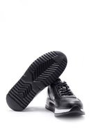 Men's Crocodile Pattern Detailed Leather Sneaker | Derimod Men's Crocodile Pattern Detailed Leather Sneaker | Derimod