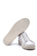 Erkek Dikiş Detaylı Deri Sneaker | Derimod Erkek Dikiş Detaylı Deri Sneaker | Derimod