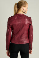 Glam Kadın Deri Ceket | Derimod Glam Kadın Deri Ceket | Derimod
