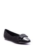 Women's Patent Leather Detailed Ballerinas | Derimod Women's Patent Leather Detailed Ballerinas | Derimod