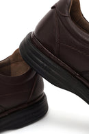 Male Brown Lace-up Leather Casual Shoes | Derimod Male Brown Lace-up Leather Casual Shoes | Derimod