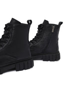 Men's Black Zippered Leather Postal Boots | Derimod Men's Black Zippered Leather Postal Boots | Derimod