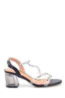 Women's Transparent Thick Heeled Sandals | Derimod Women's Transparent Thick Heeled Sandals | Derimod