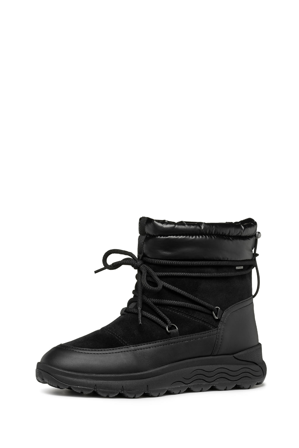 Geox Kadın Siyah Spherica 4x4 Abx Waterproof Deri Outdoor Bot