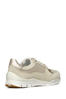 Geox Kadın Bej Sukie Bağcıklı Süet Deri Sneaker | Derimod Geox Kadın Bej Sukie Bağcıklı Süet Deri Sneaker | Derimod