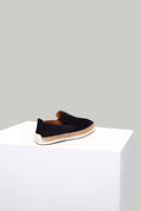 Lacivert Süet Deri Erkek Espadril | Derimod Lacivert Süet Deri Erkek Espadril | Derimod