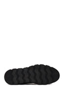Erkek Siyah Bağcıklı Nubuk Deri Casual Sneaker | Derimod Erkek Siyah Bağcıklı Nubuk Deri Casual Sneaker | Derimod