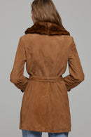 Rhoda Kadın Süet Deri Ceket | Derimod Rhoda Kadın Süet Deri Ceket | Derimod